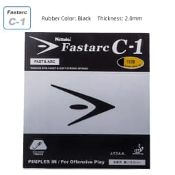 Nittaku-Fastarc Table Tennis Rubber, Non-Sticky Ping Pong Coating, Original, G1, C1, P1, S1, Selection of Ito Mima