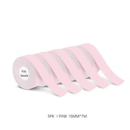 3/5/10PK Continuous Label Tape 15mmx7m Self-adhesive Sticker Thermal Paper Compatible for Marklife P12 P15 D30 Q30 Label Printer