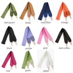Customized Woven Raffia Bag Straps Women Shoulder Strap Replacement Supplies for Shoulder Bag Pouch Purse Making Crossbody Bag