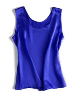 SuyaDream. Women Basic Cozy Tanks, 100% Real Silk, O Neck Sleeveless Chic T Shirt, 2025 Solid Summer Vests, White, Pink, Beige