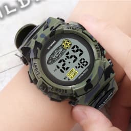 Digital Watch for Kids, Waterproof LED Lights Luminous Watches, Children Wristwatch Boys Students Electronic Wrist Watch