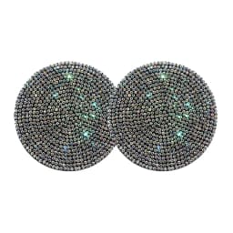 2Pcs Car Non Slip Water Cup Pad Diamond Car Coaster Water Cup Insert Coasters Pads Universal Car Cup Holder Interior Accessories