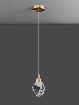 Light Luxury K9 Crystal Small Dhandelier Modern And Minimalist Restaurant Light Bar Counter Bedroom Bedside Long Line Light