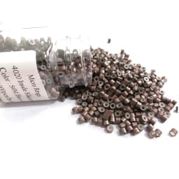 1000Pcs 4mm Micro Rings For Hair Extensions Microlinks For Hair Silicone Lined Hair Extension Bead Tools Accessories