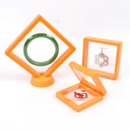 Jewelry Display Elastic Box Transparent PE Film Ring Earring Case Bracelet Necklace Storage Box Non-oxidized for Jewelry 1 Pcs