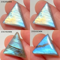Wholesale Natural Stone Loose Beads Irregular Shape Bead Blue Purple Labradorite Cabochon 2-4Pcs/Lot
