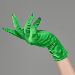 Women Satin Solid Short Wrist Gloves Smooth Evening Party Formal Prom Costume Stretch Gloves Red White Etiquette Wedding Gloves