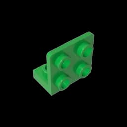MOC PARTS GDS-642 ANGULAR PLATE 1.5 BOT. 1X2 2/2 compatible with lego 99207 children's toys Assembles Building Blocks Technical