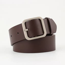 New PU Leather Belt For Women Square Pin Buckle Jeans Black Belt Chic Ladies Vintage Strap Female Waistband 3.3X90/100/110cm