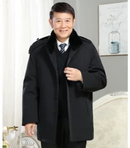 Warm New Style Men's Down Coats And Parkas Removable Inner Padding Puffer Jackets Winter Man White Goose Down Jacket HWY131588