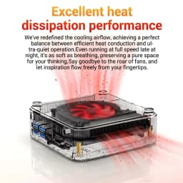 FIREBAT 2026 Mini PC R3 AMD Ryzen 3 4300U LPDDR4 8GB 16GB RAM 256GB 512GB SSD Windows11 Pro Wifi6 BT5.2 Support 4K 60Hz Desktop Computer