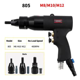 M3 M4 M5 M6 M8 M10 M12 Pneumatic Rivet Gun Kit Blind Automatic Riveting nut tool Air tools Rivnut Pneumatic Rivet Machine