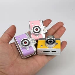 1080P Thumb Mini Camera Keychain Digital Camera Retro Camera HD Photo Travel Outdoor With Screen Support Memory Card for Kids