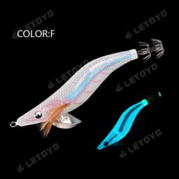 LETOYO luminous 3 colors squid bait squid jig eging Artificial bait Webfoot octopus egi lure cuttlefish fishing lures squid hook