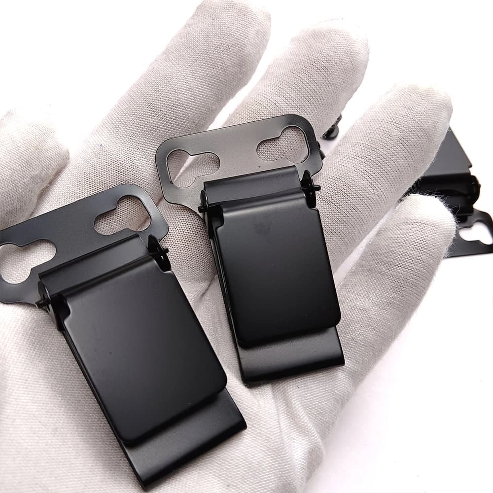 1Piece Universal Stainless Steel UT Clips Knife Sheath Back Clip K Sheath Waist Clip Accessories Scabbard Carrying Holster Clip