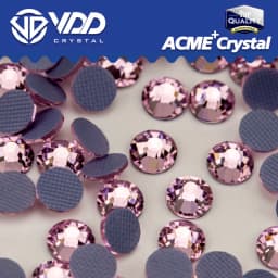 VDD Multi-color ACME+Series Top Quality Glass Hot-Fix Rhinestones Crystal AB Flatback Glitter Strass Stones For Fabric Garment