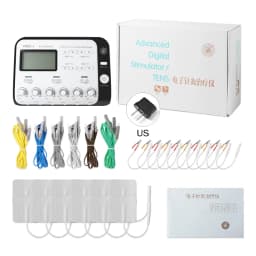 6 Output Electroacupuncture Massager Professional Acupuncture Needle Body Muscle Stimulator Tens Unit Machine Mussle Relax Tool