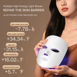 7 Colors LED Mask Photon Face Mask Skin Rejuvenation Repair Skin Facial Beatuy SPA Mask Wrinkle Remover Skin Care Wireless Use