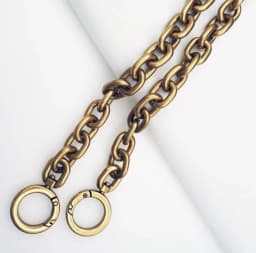 Big Size Shoulder Bag O Chain Luxury Chain Women Messenger Bag Strap Replacement Bags Strap Aliminium Antique Color High Quality