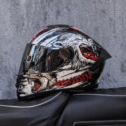 LVS-701 Safety Motorcycle Helmets Full Face Dual Lens Racing Helmet Strong Resistance Off Road Helmet DOT Approved