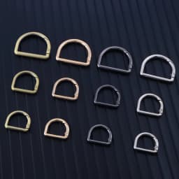 5Pcs D Spring Snap Hook, Metal Keychain Spring, Backpack Clips, Key Chain Hooks for Webbing Buckle, Keyrings, Purse Chain