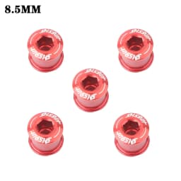 HASSNS Chainring Bolts 5Pcs Integrated Crankset Mtb Chainwheel Screws Monoplate Cranks Bicycle Dental Plate 6.5mm Mountain Bike
