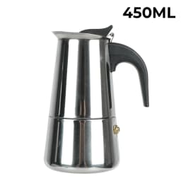 Stainless Steel Moka Coffee Maker Coffee Maker Pot Coffee Pot for Kitchen Mocha Espresso Latte Stovetop Filter 2/4/6/9 Cups