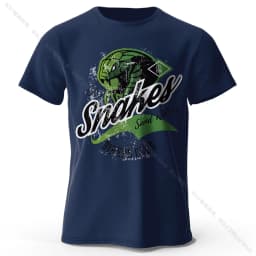 Essential Crew Neck Printed 100% Cotton T-Shirt, Soft & Breathable Short Sleeve Tee for Men & Women