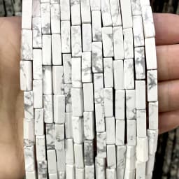 4*13MM Natural Stone Square Aventurine Tiger Eye Agates Crystal Jades Spacer Beads For Jewelry Making DIY Bracelet Accessories