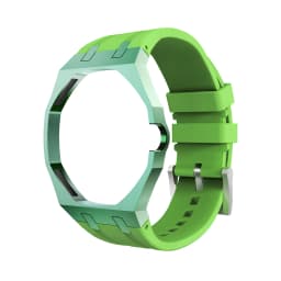 Modification Kit Aluminum Metal Case+Silicone Strap for Swatch X AP Royal Pop Pocket Watch Changer To Wristwatch Accessories