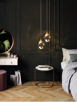 Light Luxury K9 Crystal Small Dhandelier Modern And Minimalist Restaurant Light Bar Counter Bedroom Bedside Long Line Light