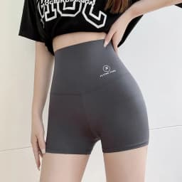 High-Waist Seamless Shark Shorts Ice Silk Lightweight Women's Bottoming Pants Summer Anti-Light Tummy Control Butt Lifting