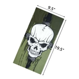 Skull Pattern Seamless Breathable Neck Warmer Gaiter Men Cycling Bandana Women Running Hiking Tube Scarf Sunshield Face Mask