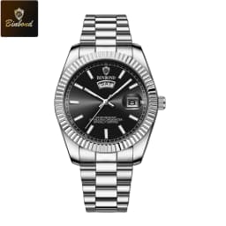 BINBOND Luxury Sport Wrist Watch For Man Waterproof Luminous Date Men Watch Quartz Stainless Steel Men's Watches Male Reloj