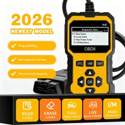Obd2 Scanner Code Reader Car Diagnostic Tool Engine Fault Code Reader, Used to Clear Cel, with Real-Time Data/Freeze Frame/I/M Readiness, Suitable for All Obdii Protocol Cars