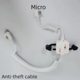 Mobile Phone Burglar Alarm System Display Stand Cellphone Security Anti Theft Holder With Clamp For Retail Phone Shop