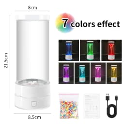 Simulation LED Tornado Night Light USB Creative Table Lamp Multi-Color Changing Atmosphere Light For Birthday Gift Bedroom Decor