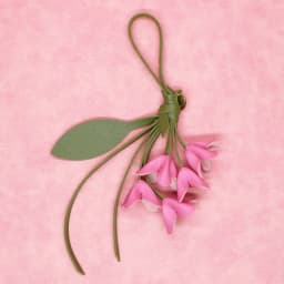 Multi-color Purple Pu Leather Flower Pendant Hanger Lavender Pu Flower Keychain Weave Fashion Bag Charm Car Keyring