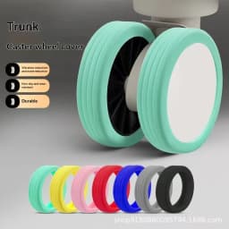 HOMEFISH Silicone Wheel Protector Luggage Compartment Wheel Protect Cover Trolley Case Silent Caster Sleeve Suitcase Accessories