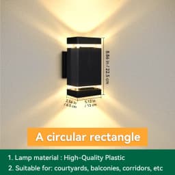Outdoor Wall Light E27 LED Bulb Wall Light IP65 Waterproof Decor for Stairs Facade Lights Fixture Home Decor Lamp Wall Lighting