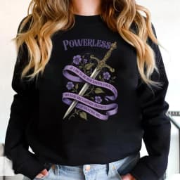 Vicious Little Thing Powerless Sweatshirt Bookish Sweater Romantasy Bookish Hoodie Romantasy Pullover Unisex Book Sweatshirts