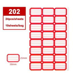 Various Models of Office Self-adhesive Label Paper Oral Paper Self-adhesive Label Stickers Handwritten Price Paper Name Stickers