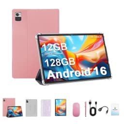 KOOMDIGI W30PRO 10.1 Inch Android 16 Tablet 12GB RAM (4GB+8GB Expand) 128GB ROM Processor 1280×800 IPS HD Screen 5MP+13MP Dual Camera 5000mAh Tablet PC