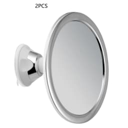 Fogless Makeup Mirror With Holder Suction Cup 360 Rotation Shower Shave Round Mirrors Bathroom Mirrors Washroom Fog Free New