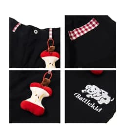 Y2K Puppy Jeans High Waist Checkered Patchwork Work Pants American Retro Loose Fit Straight Leg Wide Leg