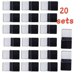 DIY Blank Clear Acrylic Fridge Magnet Kit Transparent Refrigerator Stickers Handmade Home Decor Creative Craft No Photo Included