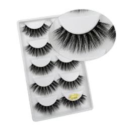 5 Pairs 3D Mink False Eyelashes H13, Soft Eyelash Extension Natural Eyelashes Makeup Lashes Wholesale G800, G806