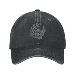 Monster Hunter Wilds Men Women Baseball Caps Forbidden Lands Research Commission Distressed Denim Hats Vintage Outdoor Headwear