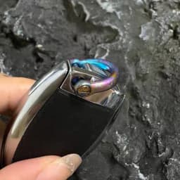 Colored Titanium Horseshoe Buckle Car Key Connection Clasp Mini Lock Catch Outdoor latch key bag removable D-buckle EDC Tool