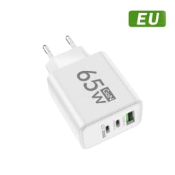Fast Charging 65W USB-C Charger Charger PD Quick Charge 3.0 Wall For Phone Adapter For iPhone 16 Xiaomi POCO Samsung Oneplus